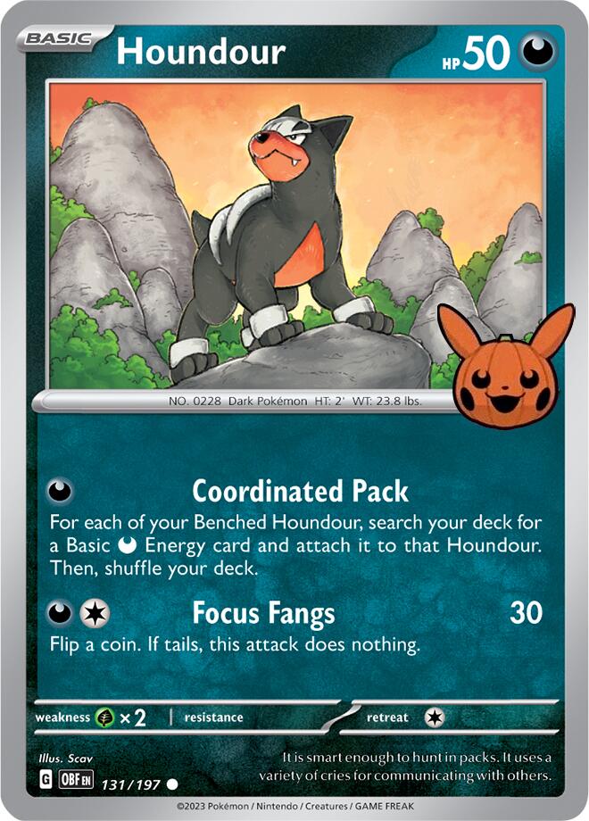 Houndour (131/197) [Trick or Trade 2024] | Pegasus Games WI