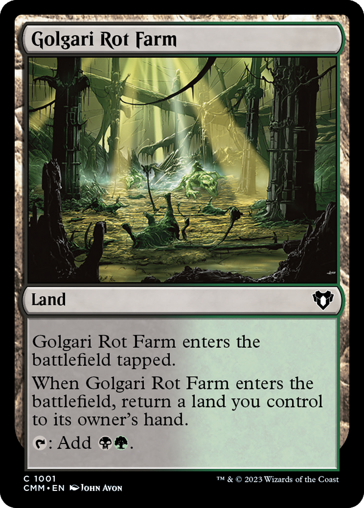 Golgari Rot Farm [Commander Masters] | Pegasus Games WI