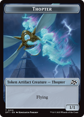 Goblin // Thopter (0010) Double-Sided Token [Aetherdrift Tokens] | Pegasus Games WI