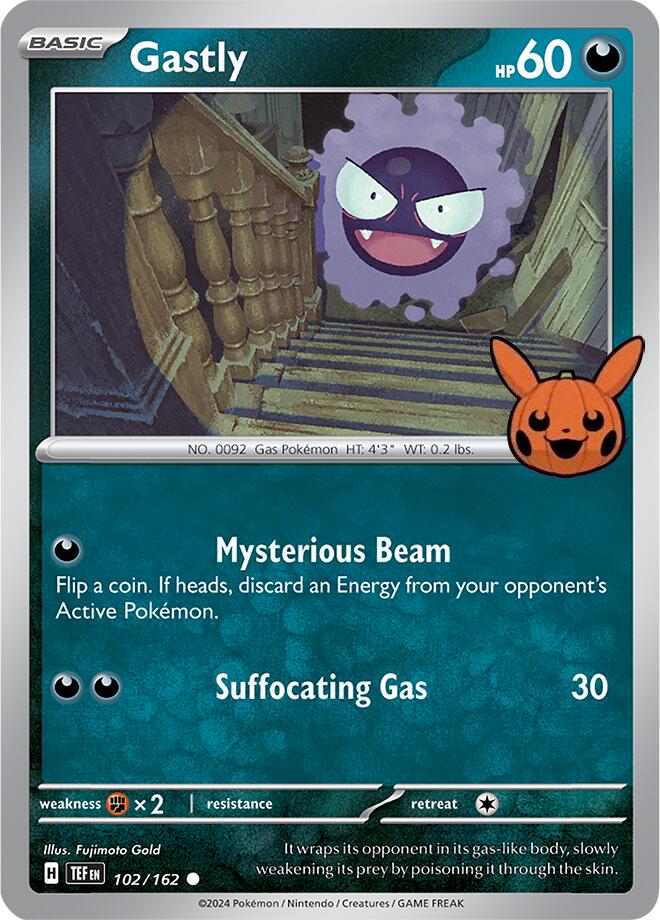 Gastly (102/162) [Trick or Trade 2024] | Pegasus Games WI