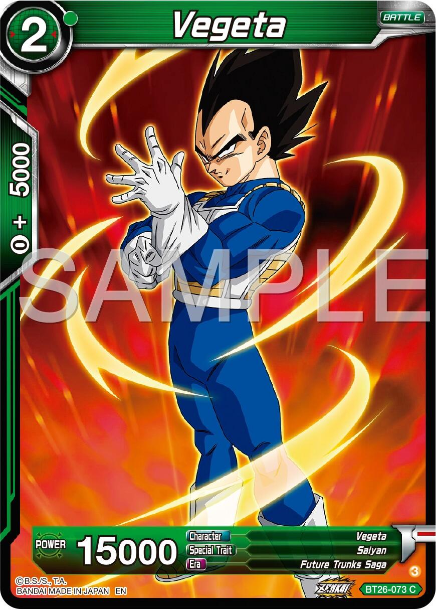 Vegeta (BT26-073) [Ultimate Advent] | Pegasus Games WI