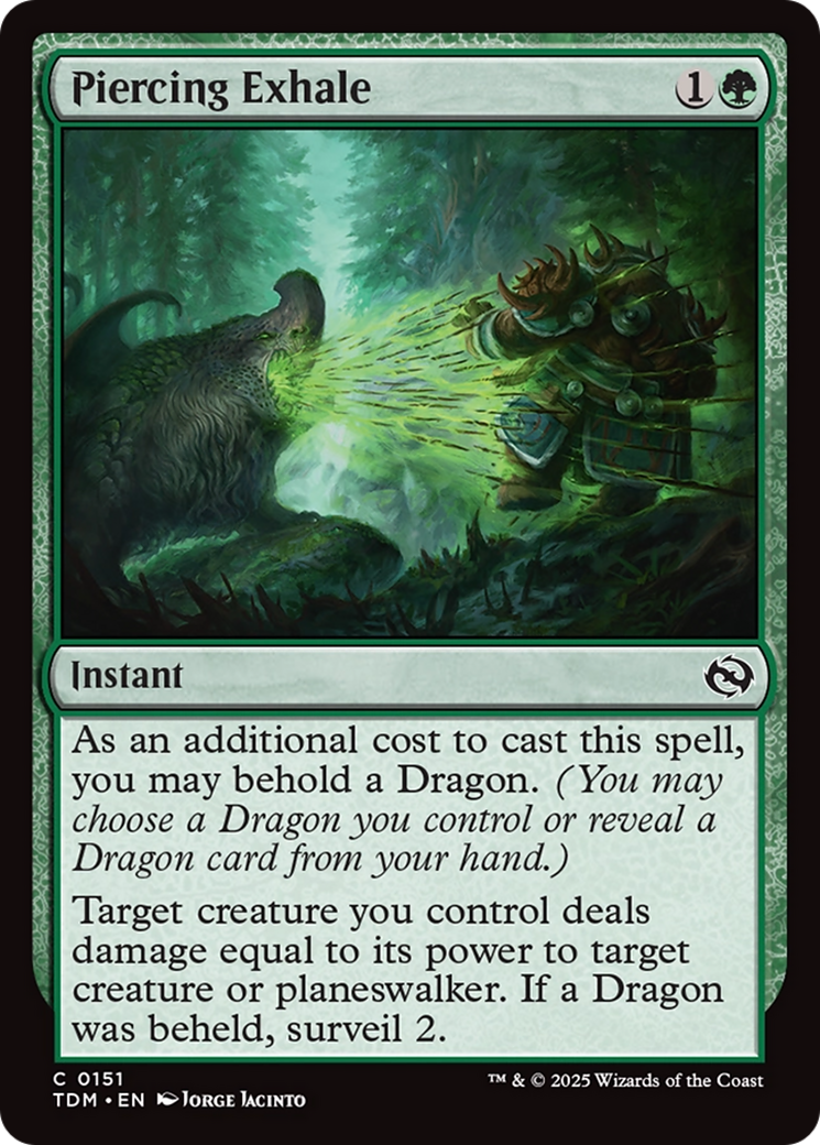 Piercing Exhale [Tarkir: Dragonstorm] | Pegasus Games WI
