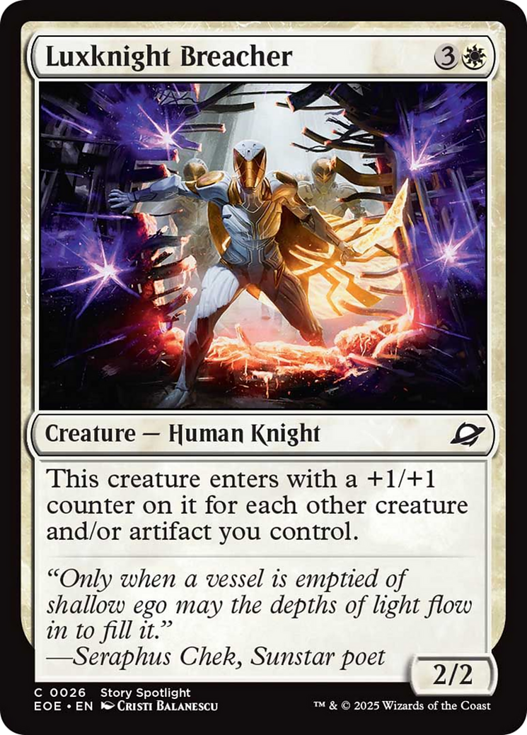 Luxknight Breacher [Edge of Eternities] | Pegasus Games WI