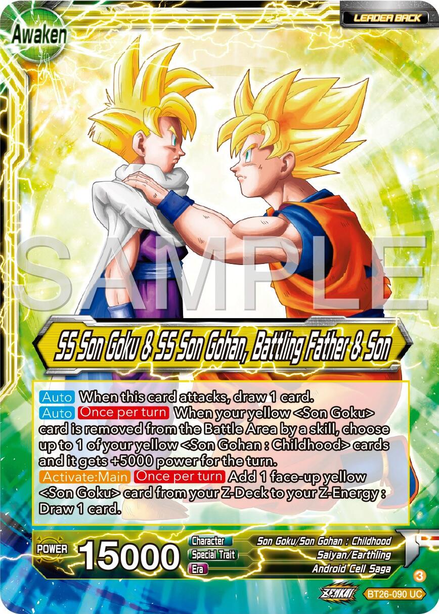 SS Son Goku // SS Son Goku & SS Son Gohan, Battling Father & Son (BT26-090) [Ultimate Advent] | Pegasus Games WI