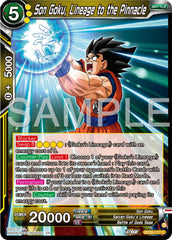 Son Goku, Lineage to the Pinnacle (BT26-117) [Ultimate Advent] | Pegasus Games WI