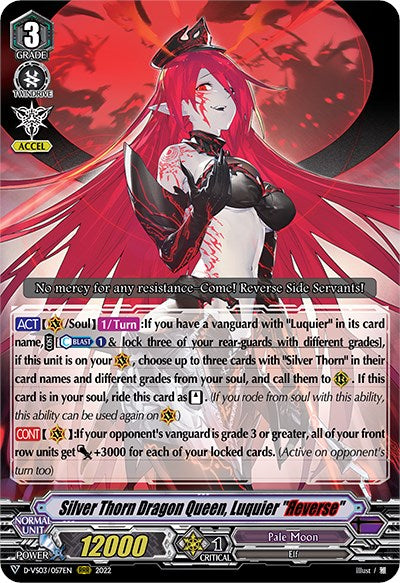 Silver Thorn Dragon Queen, Luquier "Reverse" (D-VS03/057EN) [V Clan Collection Vol.3] | Pegasus Games WI