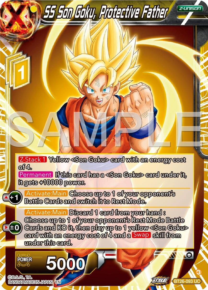 SS Son Goku, Protective Father (BT26-093) [Ultimate Advent] | Pegasus Games WI