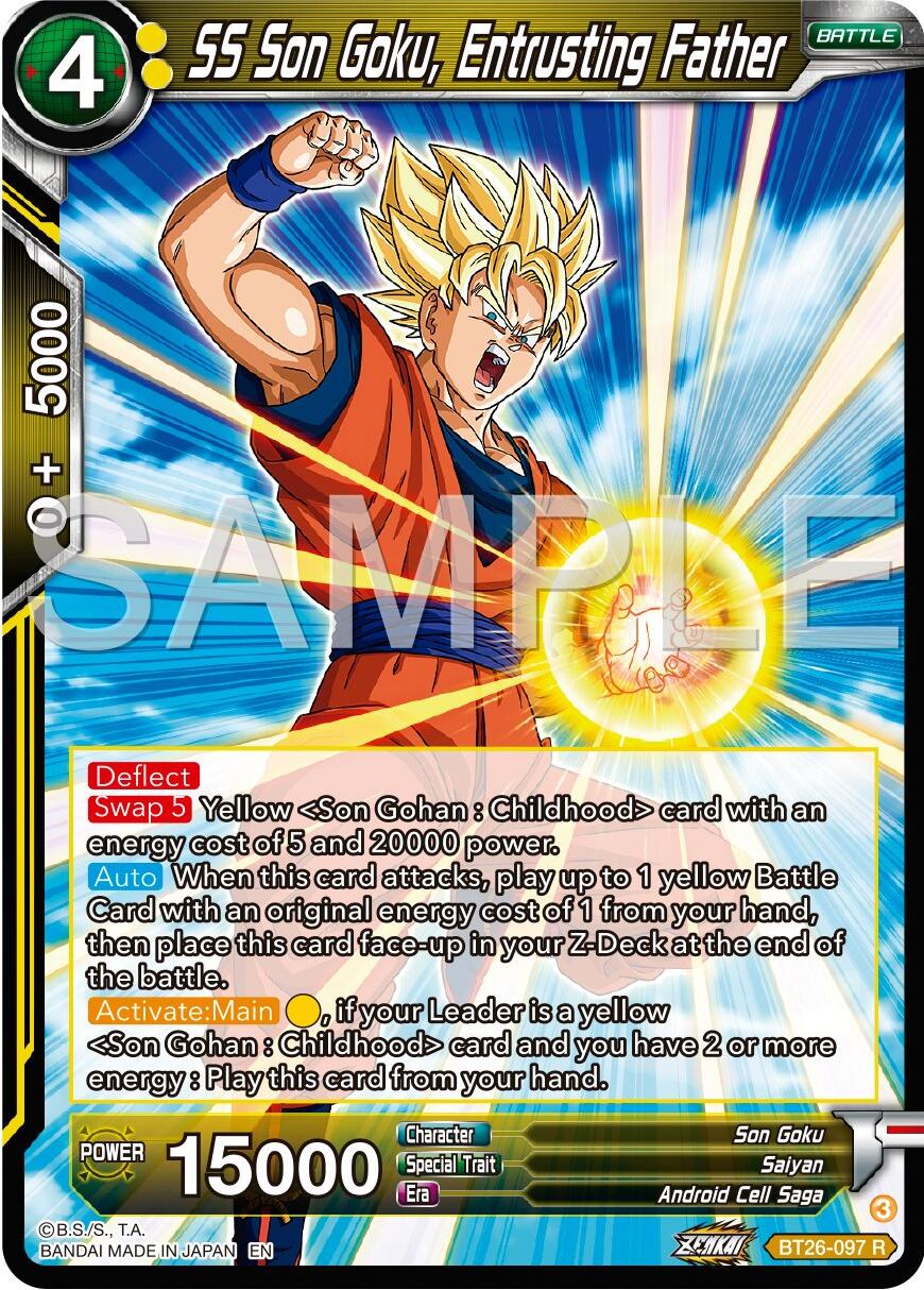 SS Son Goku, Entrusting Father (BT26-097) [Ultimate Advent] | Pegasus Games WI