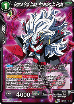 Demon God Towa, Preparing to Fight (BT17-117) [Ultimate Squad] | Pegasus Games WI