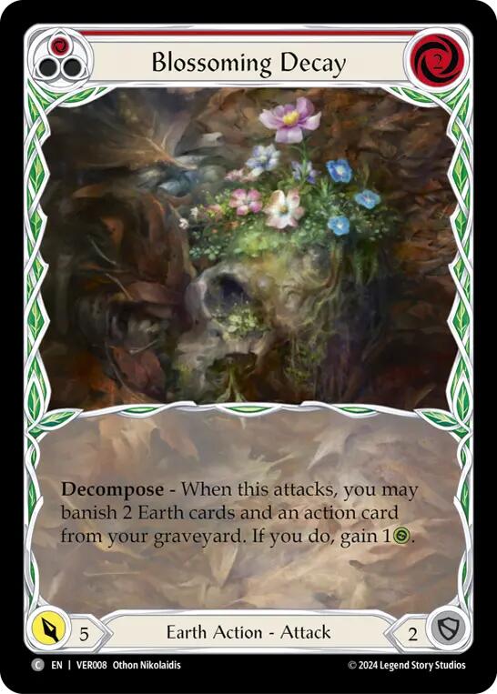 Blossoming Decay (Red) [VER008] (Rosetta Verdance Blitz Deck) | Pegasus Games WI