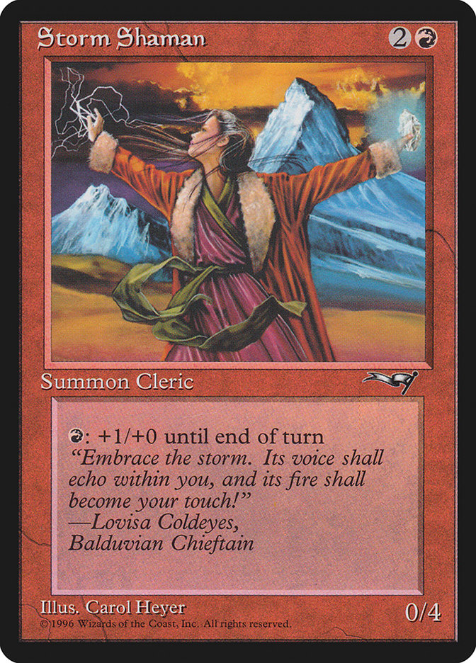Storm Shaman (Female) [Alliances] | Pegasus Games WI