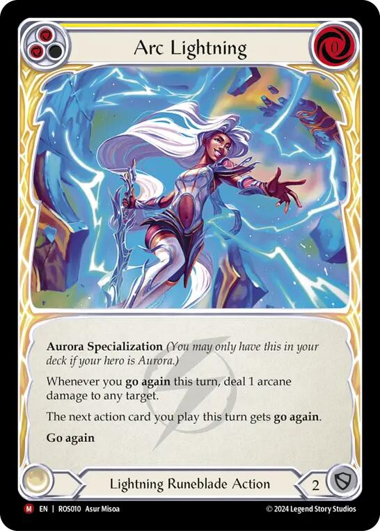 Arc Lightning [ROS010] (Rosetta)  Rainbow Foil | Pegasus Games WI