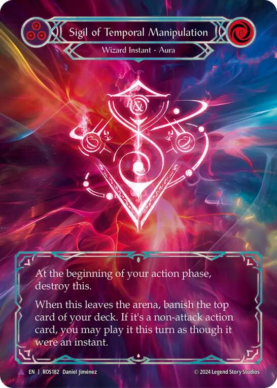 Sigil of Temporal Manipulation (Marvel) [ROS182] (Rosetta)  Cold Foil | Pegasus Games WI