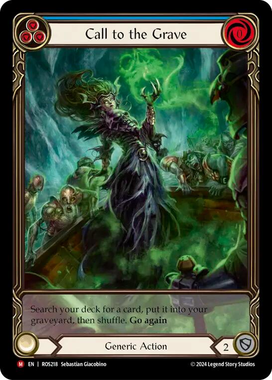 Call to the Grave (Extended Art) [ROS218] (Rosetta)  Rainbow Foil | Pegasus Games WI