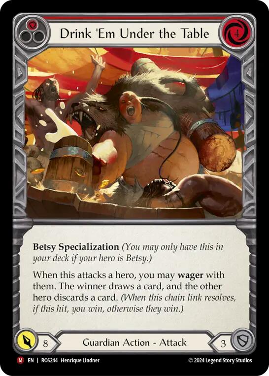 Drink 'Em Under the Table [ROS244] (Rosetta)  Rainbow Foil | Pegasus Games WI