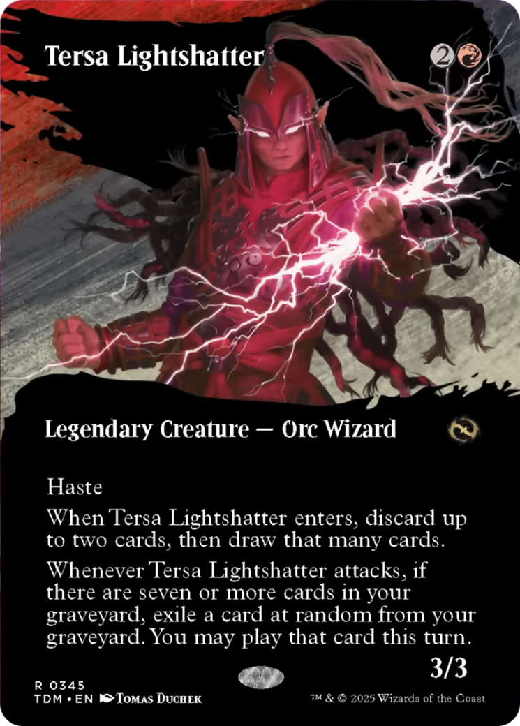 Tersa Lightshatter (Borderless) [Tarkir: Dragonstorm] | Pegasus Games WI