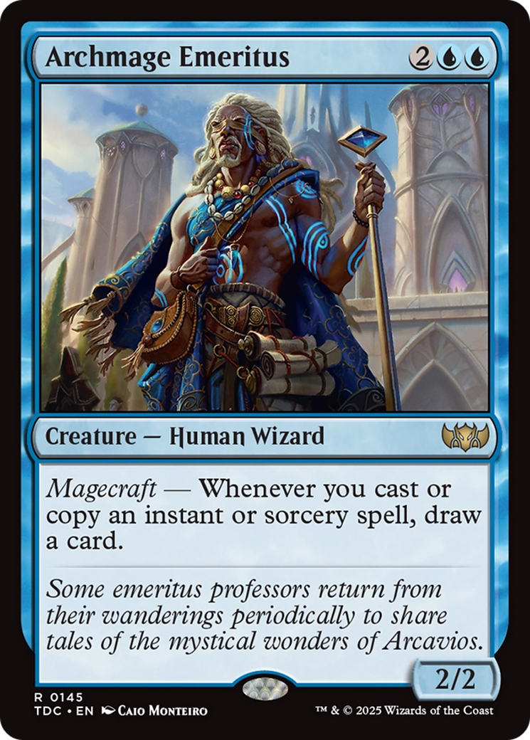 Archmage Emeritus [Tarkir: Dragonstorm Commander] | Pegasus Games WI