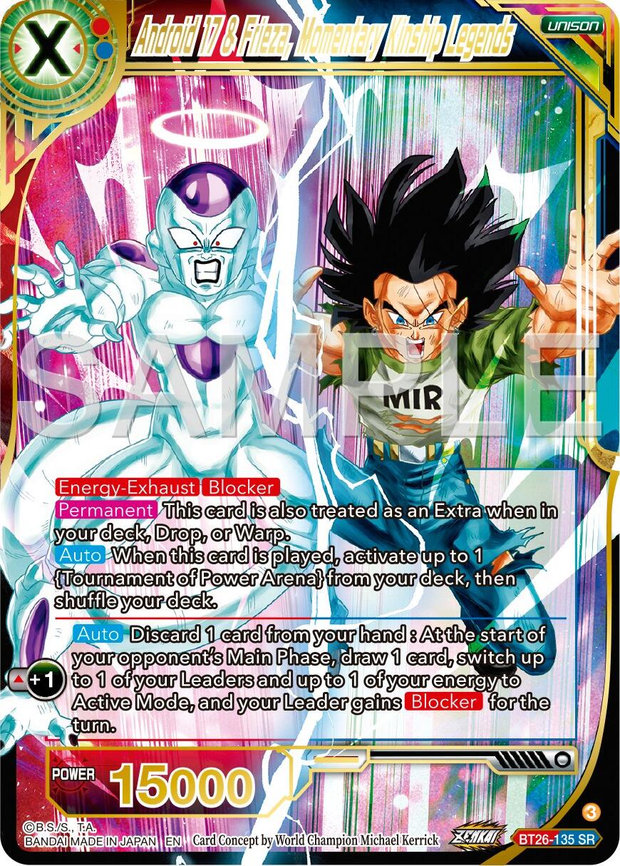 Android 17 & Frieza, Momentary Kinship Legends (BT26-135) [Ultimate Advent] | Pegasus Games WI