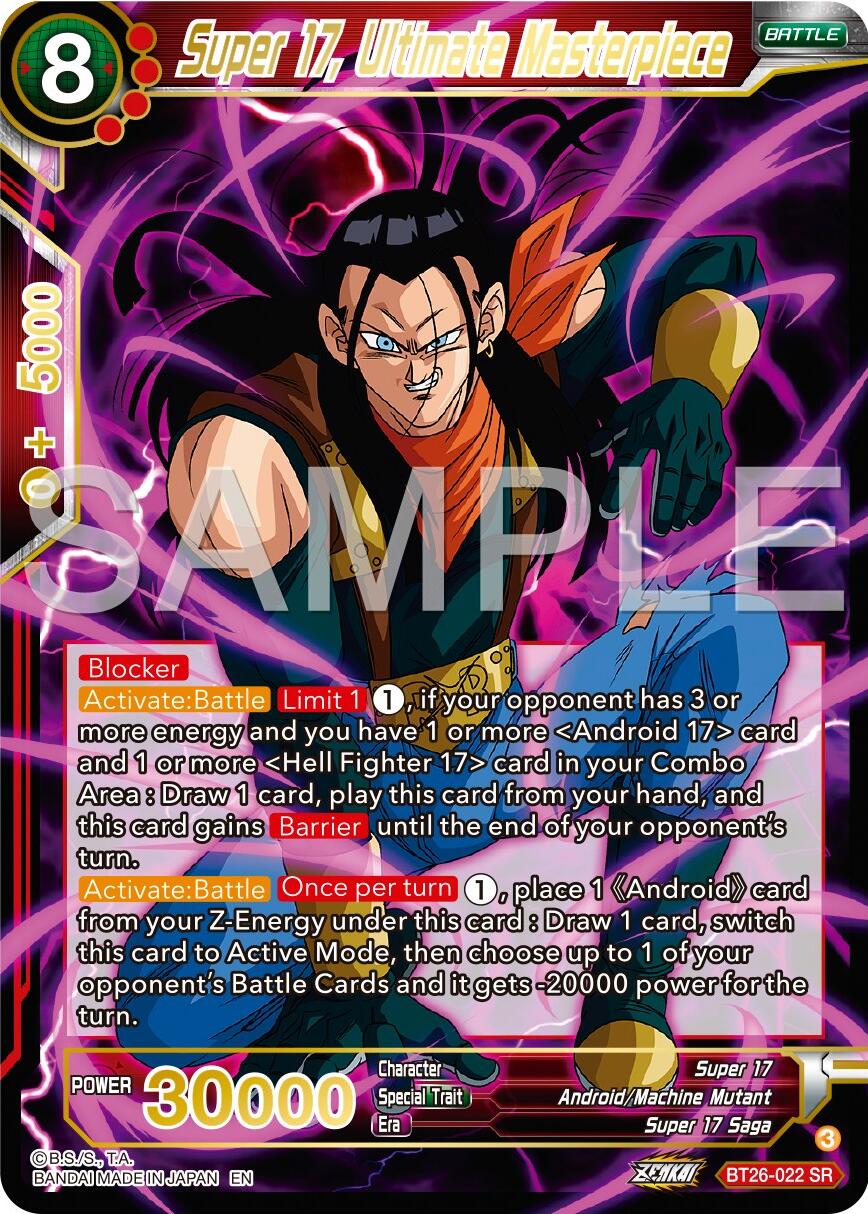 Super 17, Ultimate Masterpiece (BT26-022) [Ultimate Advent] | Pegasus Games WI