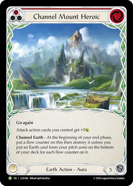 Channel Mount Heroic [LGS306] (Promo)  Cold Foil | Pegasus Games WI