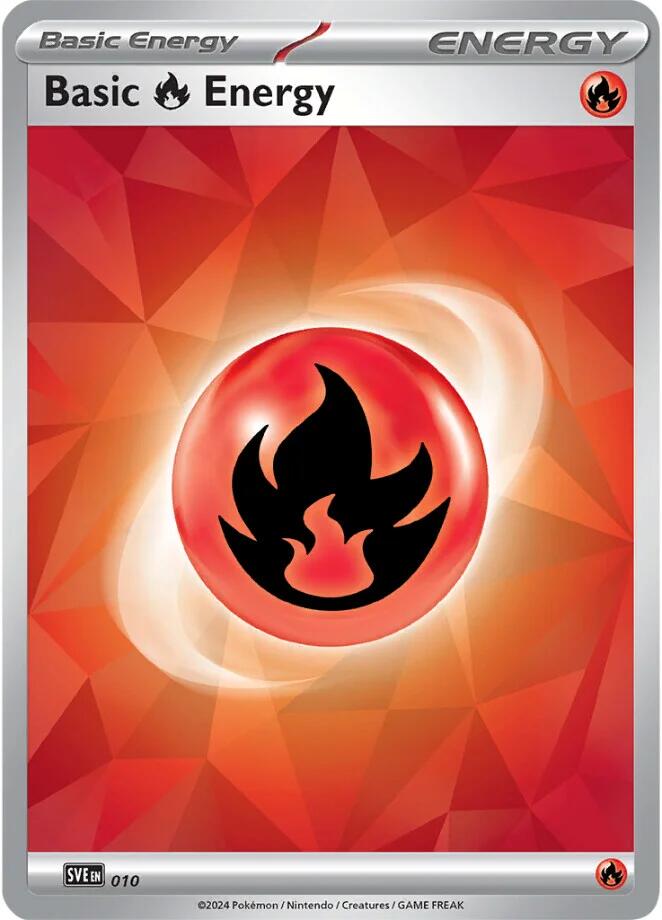 Basic Fire Energy (010)(Holo) [Scarlet & Violet: Stellar Crown] | Pegasus Games WI
