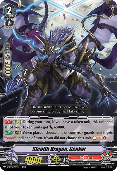 Stealth Dragon, Genkai (V-BT11/017EN) [Storm of the Blue Cavalry] | Pegasus Games WI