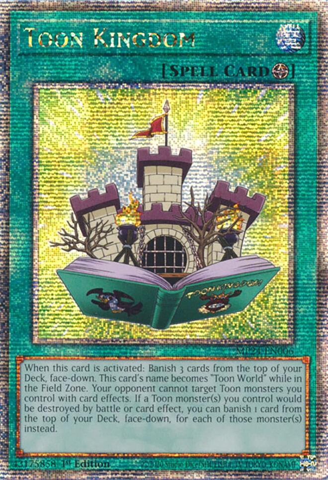 Toon Kingdom [MP24-EN006] Quarter Century Secret Rare | Pegasus Games WI