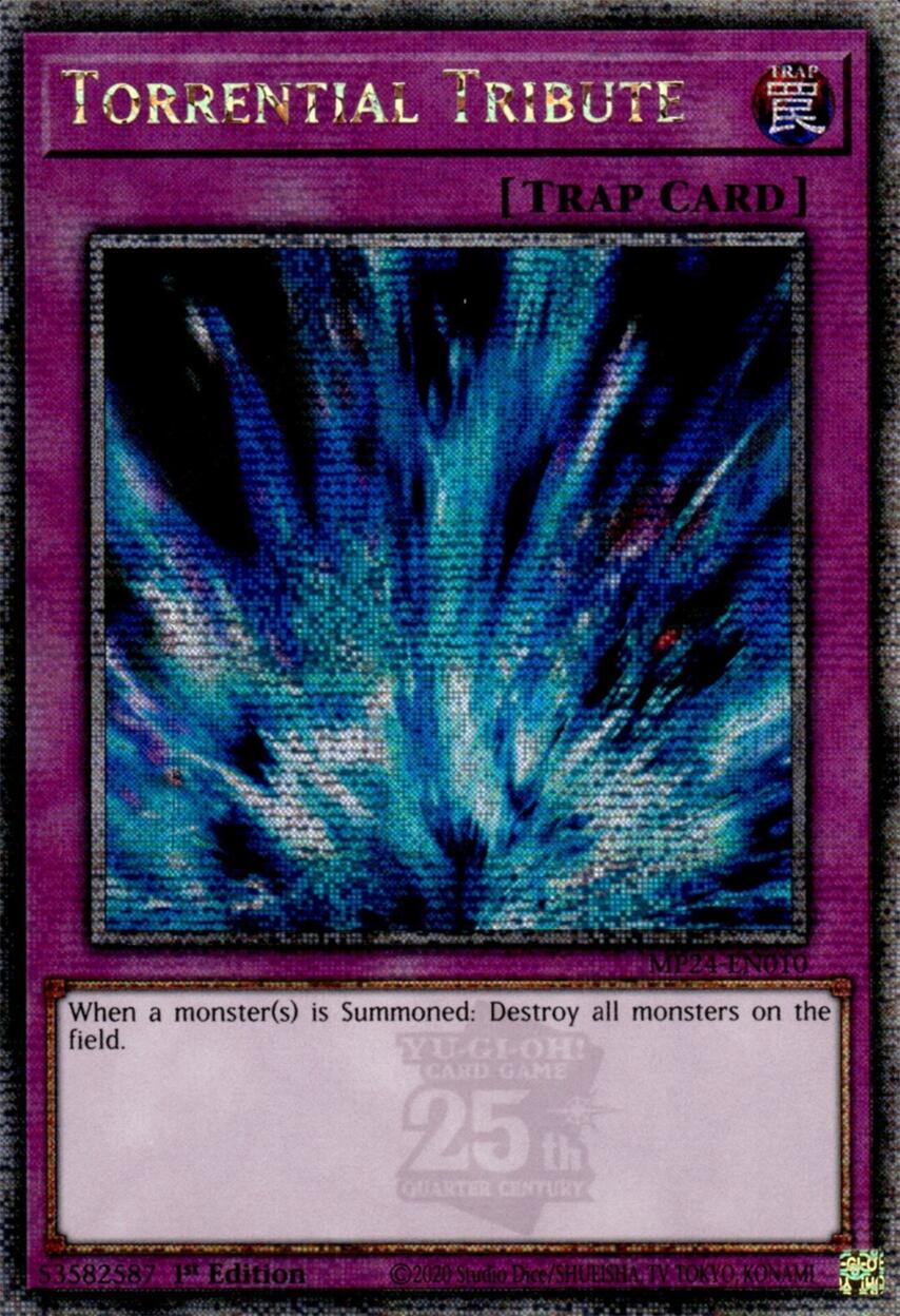 Torrential Tribute [MP24-EN010] Quarter Century Secret Rare | Pegasus Games WI