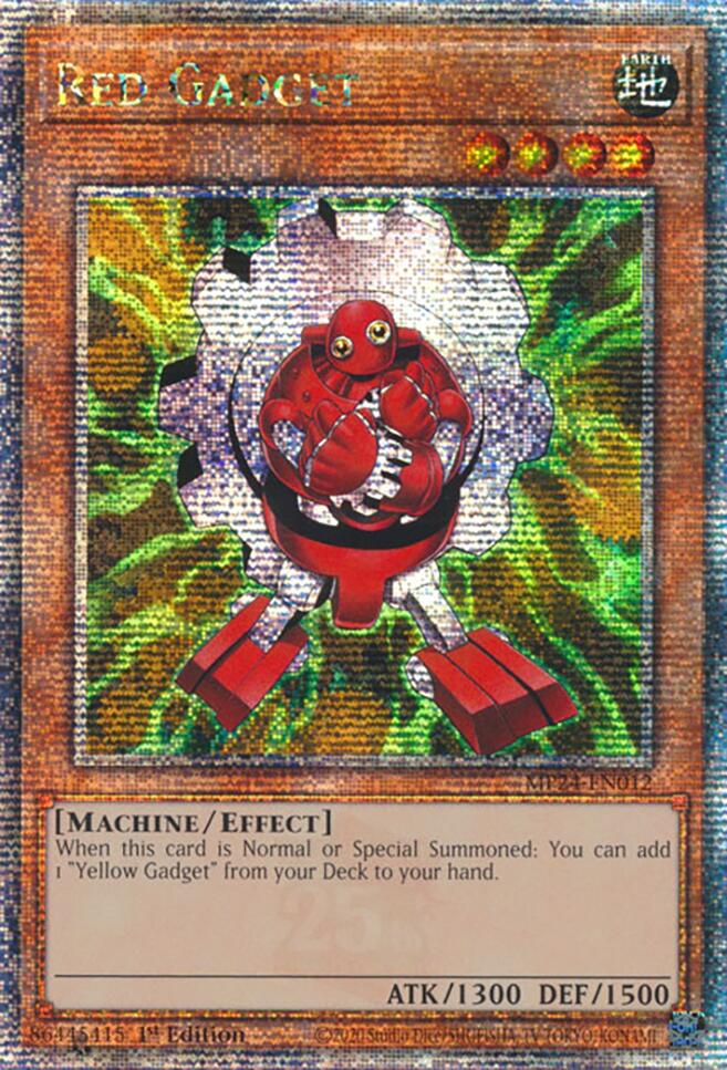 Red Gadget [MP24-EN012] Quarter Century Secret Rare | Pegasus Games WI