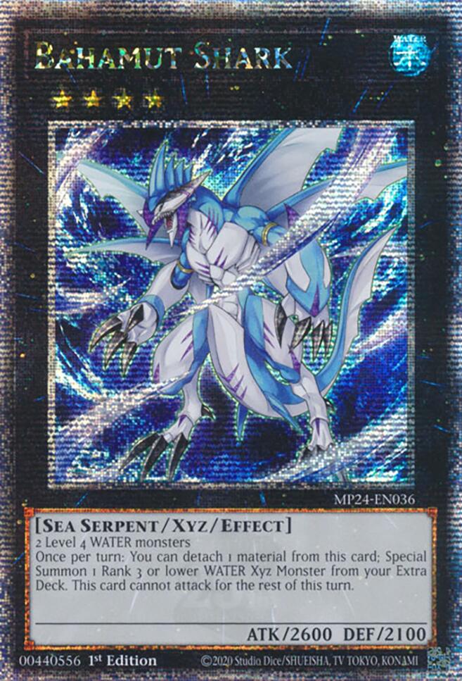 Bahamut Shark [MP24-EN036] Quarter Century Secret Rare | Pegasus Games WI