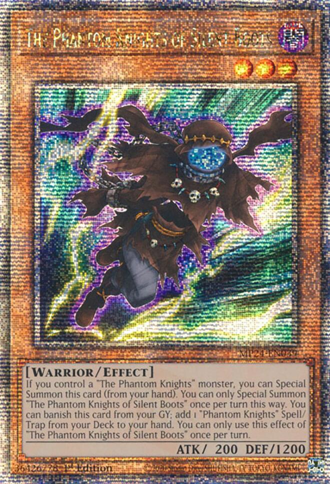 The Phantom Knights of Silent Boots [MP24-EN039] Quarter Century Secret Rare | Pegasus Games WI