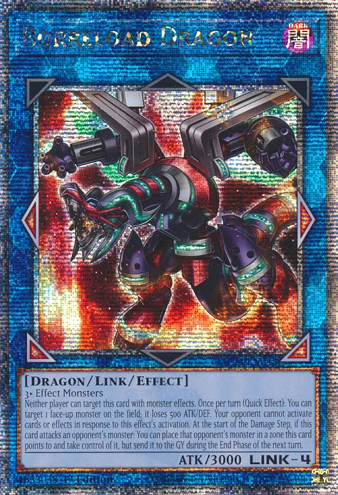 Borreload Dragon (Alternate Art) [MP24-EN048] Quarter Century Secret Rare | Pegasus Games WI