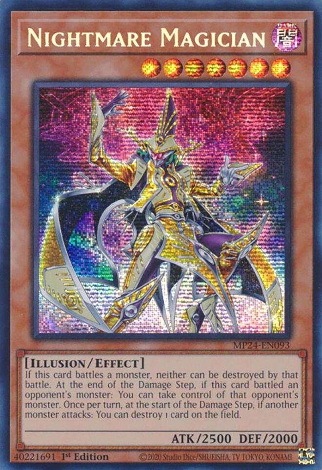 Nightmare Magician [MP24-EN093] Prismatic Secret Rare | Pegasus Games WI