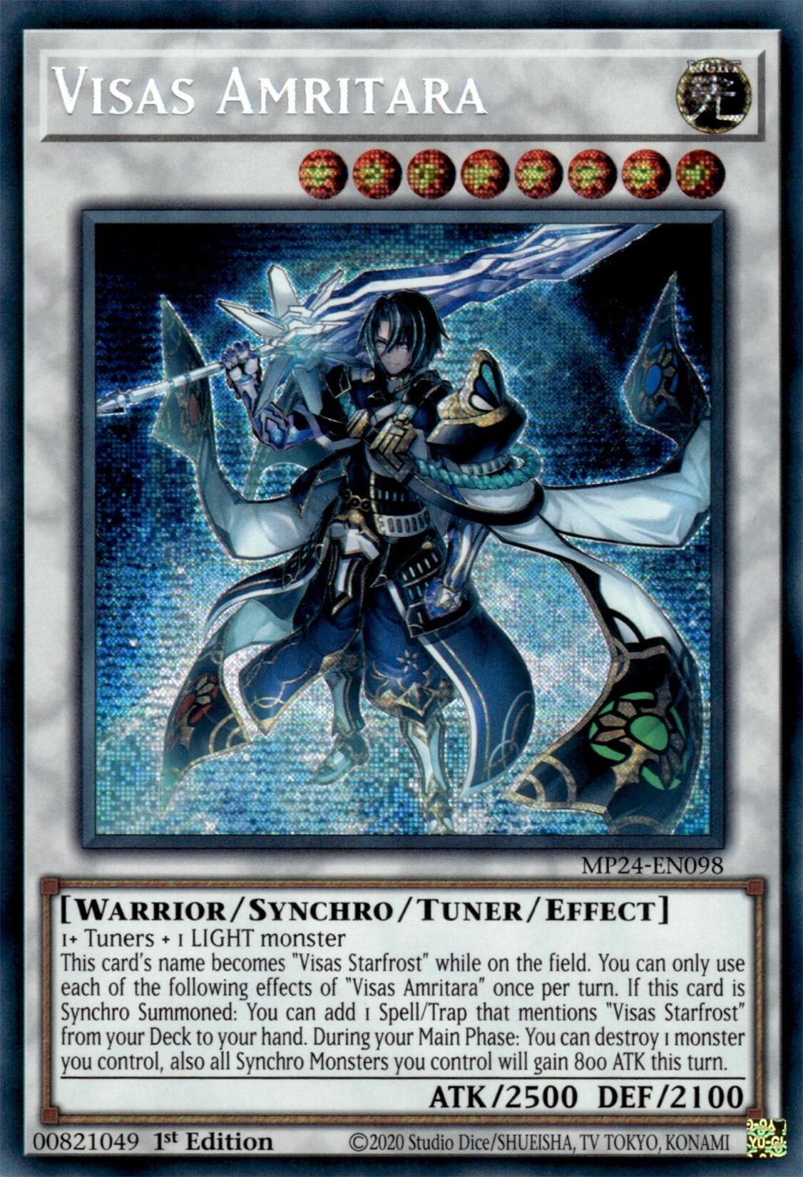 Visas Amritara [MP24-EN098] Prismatic Secret Rare | Pegasus Games WI