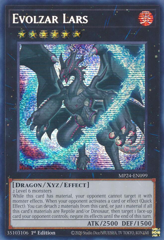 Evolzar Lars [MP24-EN099] Prismatic Secret Rare | Pegasus Games WI