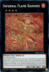 Infernal Flame Banshee [MP24-EN120] Prismatic Secret Rare | Pegasus Games WI