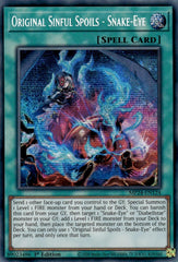 Original Sinful Spoils - Snake-Eye [MP24-EN124] Prismatic Secret Rare | Pegasus Games WI