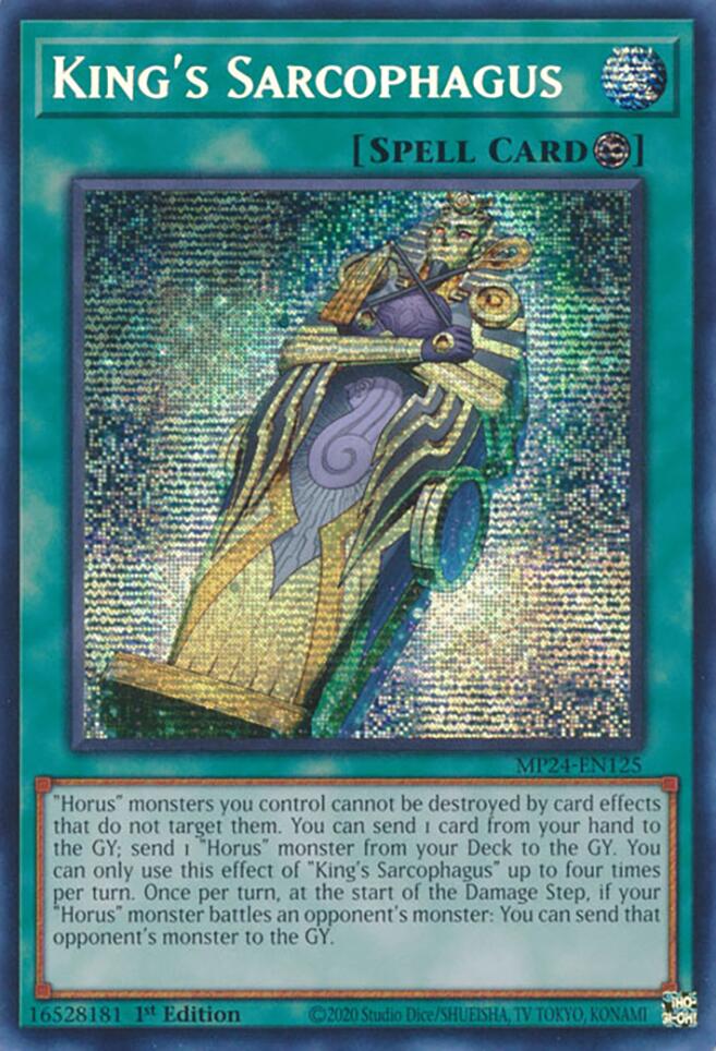 King's Sarcophagus [MP24-EN125] Prismatic Secret Rare | Pegasus Games WI