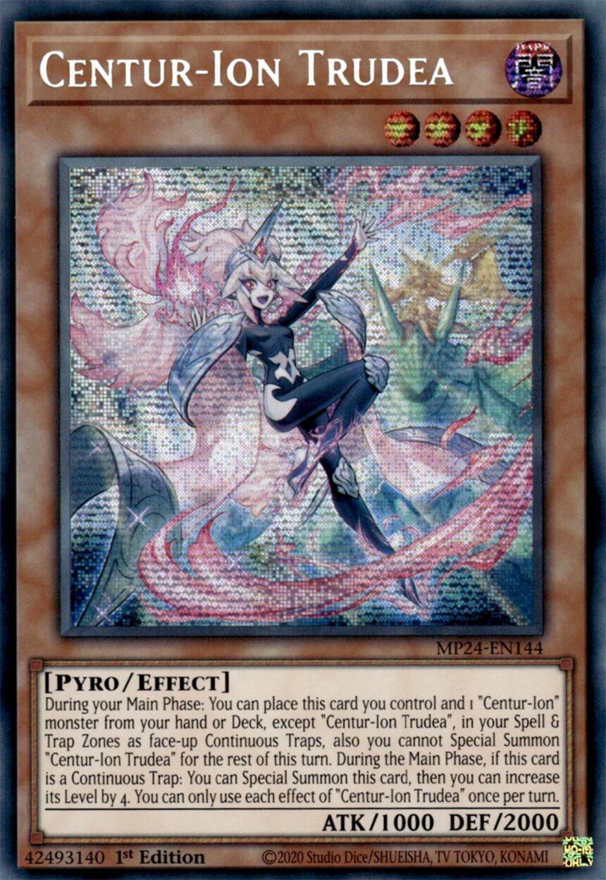 Centur-Ion Trudea [MP24-EN144] Prismatic Secret Rare | Pegasus Games WI