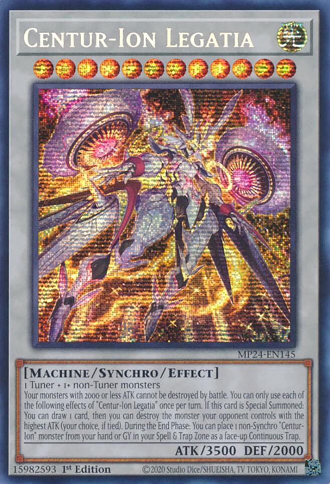 Centur-Ion Legatia [MP24-EN145] Prismatic Secret Rare | Pegasus Games WI