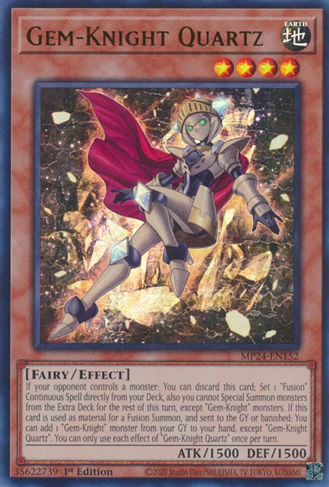 Gem-Knight Quartz [MP24-EN152] Ultra Rare | Pegasus Games WI