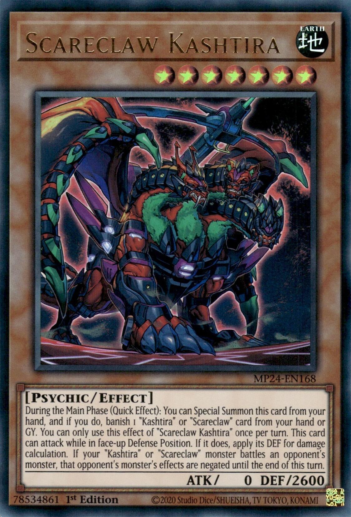 Scareclaw Kashtira [MP24-EN168] Ultra Rare | Pegasus Games WI