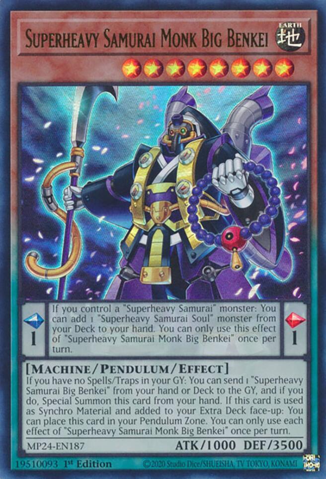 Superheavy Samurai Monk Big Benkei [MP24-EN187] Ultra Rare | Pegasus Games WI