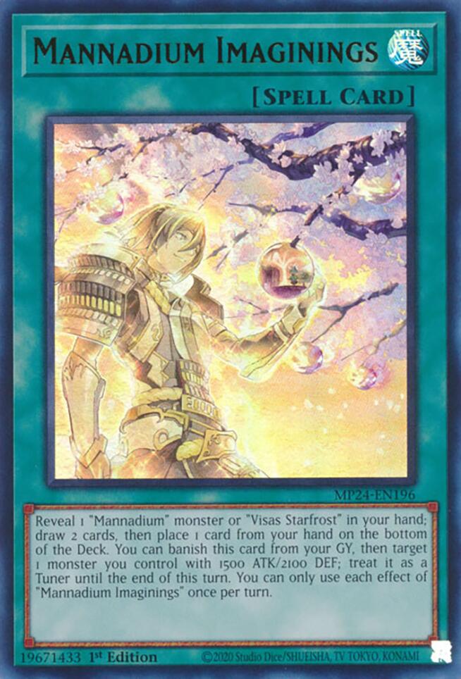 Mannadium Imaginings [MP24-EN196] Ultra Rare | Pegasus Games WI