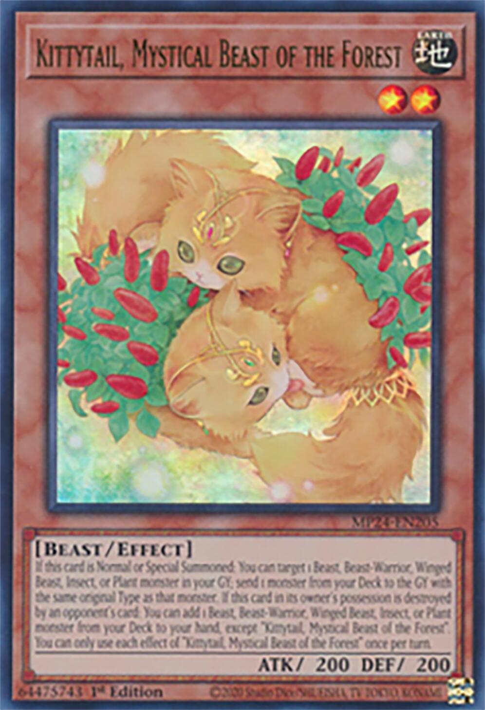 Kittytail, Mystical Beast of the Forest [MP24-EN205] Ultra Rare | Pegasus Games WI