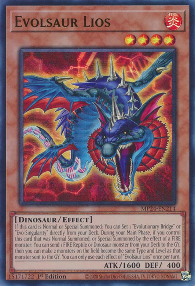 Evolsaur Lios [MP24-EN214] Ultra Rare | Pegasus Games WI
