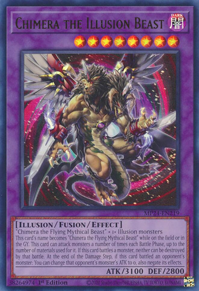 Chimera the Illusion Beast [MP24-EN219] Ultra Rare | Pegasus Games WI