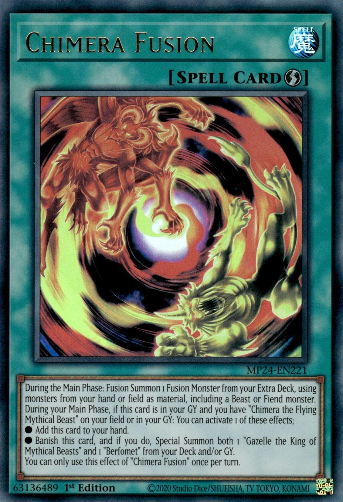 Chimera Fusion [MP24-EN221] Ultra Rare | Pegasus Games WI