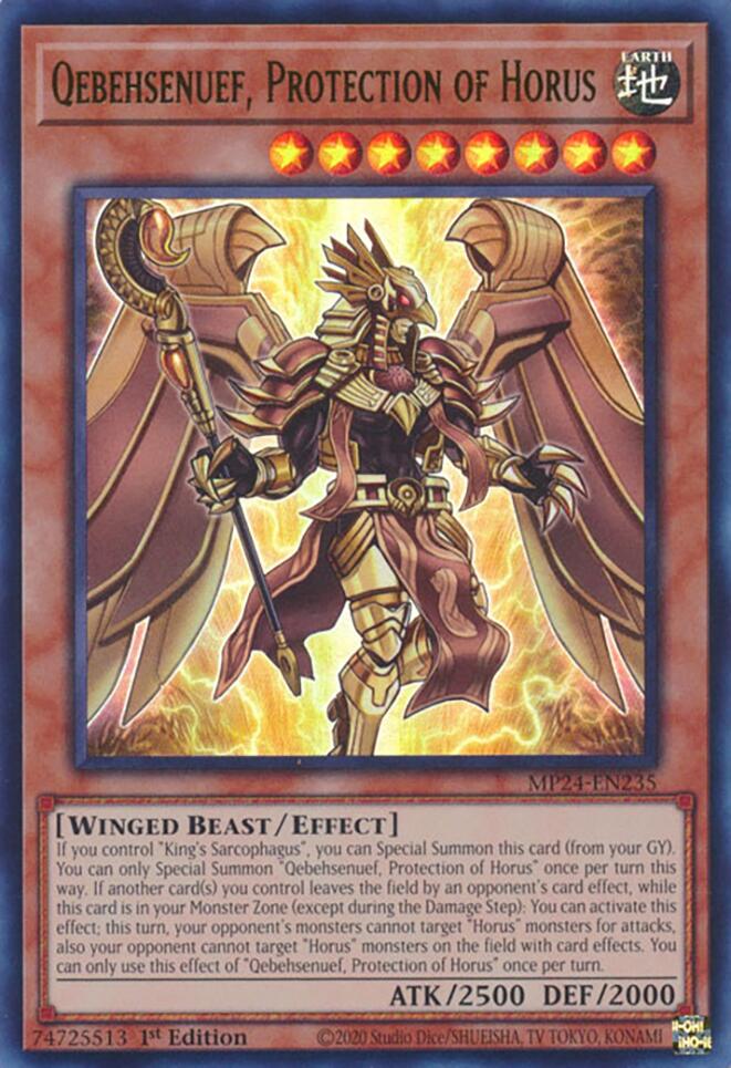 Qebehsenuef, Protection of Horus [MP24-EN235] Ultra Rare | Pegasus Games WI