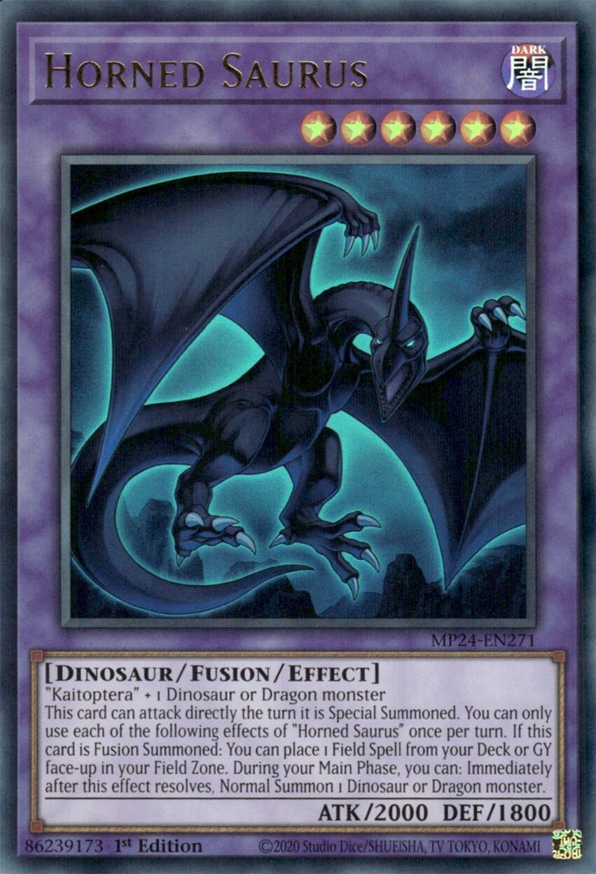 Horned Saurus [MP24-EN271] Ultra Rare | Pegasus Games WI